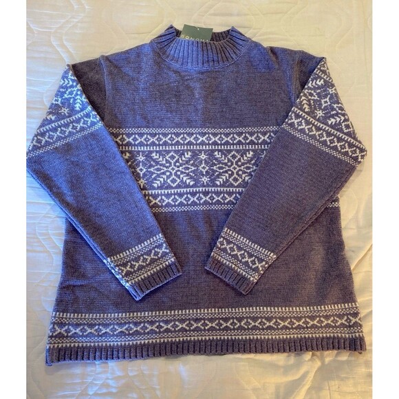 Sonoma  Woman’s Sweater NWT Sz XL Mock Turtleneck Lavender Purple SUPER SOFT - Picture 1 of 12